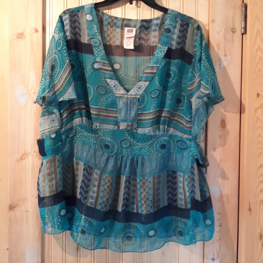 Sheer blouse